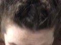 (MALE POV) Chubby Busty Brunette Deepthroats and Swallows
