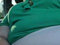 Bbw ssbbw - Stranger eating my pussy and jerking off on my leg in my car - big butt, big booty, fat