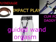 GUIDED ORGASM WITH A WAND (AUDIO ROLEPLAY) INTENSE GUIDED ORGASM.GRAB YOUR WAND