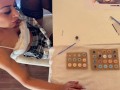 Hot Brunette MILF Cheating Wife Art Teacher´s Cum Dispencer