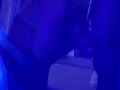 *ENDLESS THROAT* Watch CHLOE BLACC throat this big black dick in the black light!!