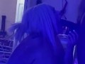 *ENDLESS THROAT* Watch CHLOE BLACC throat this big black dick in the black light!!