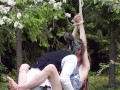 Tied up in a blooming apple tree - RosenlundX - Vertical HD
