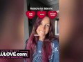 Babe giving dick rates & spreading creampie pussy closeups & other behind the scenes daily candid vlogs - Lelu Love