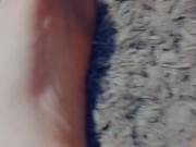 Beautiful new pedicure and my beautiful pale feet