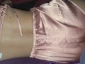 Waking him up with sexy ass in silk
