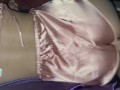 Waking him up with sexy ass in silk