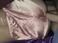 Waking him up with sexy ass in silk