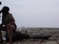 Isla Adventrues - Pinay Kinantor sa Beach Todo Ungol Kahit Kabado Kain Tamod -Risky Public Outdoor