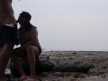 Isla Adventrues - Pinay Kinantor sa Beach Todo Ungol Kahit Kabado Kain Tamod -Risky Public Outdoor