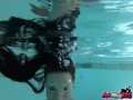 Brunette Cougar Fucked While Underwater