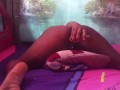 EBONY DRY HUMPING  A BANANA 💦
