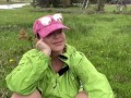 Horny Mature Milf uses Bear Spray to CUM in forrest