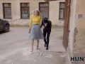 HUNT4K. Sexy blonde has an anal act not with her magician boyfriend