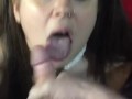 POV Sexy Naughty Kitty Gets Fed Hot Creamy Milky Cum
