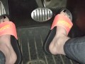 Pedal pumping in my Adidas slides