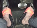 Pedal pumping in my Adidas slides