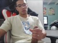 Youtuber jerks off after making a video!
