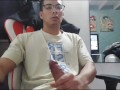 Youtuber jerks off after making a video!