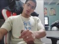 Youtuber jerks off after making a video!