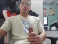 Youtuber jerks off after making a video!