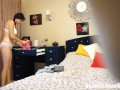 I filmed my hot stepsister in her bedroom changing into different outfits