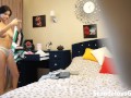 I filmed my hot stepsister in her bedroom changing into different outfits