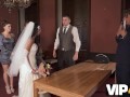 VIP4K. Sexy newlyweds cant resist and get intimate right after wedding