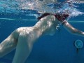 Sheril Enjoys Underwater Nudity Hot Babe