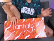 Unboxing doll from TANTALY. Moaning Horny Guy With Thick Big Dick Stretches Petite Doll Small Pussy