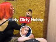 MyDirtyHobby - Amateurs get facials while at work