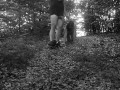 TRAIN MY SLUT TO BE GOOD ON DOG LEASH TOTALLY NAKED IN THE WOODS