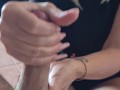 Wife jerking dick proudly