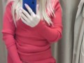 Public risky masturbation, Mall Dressing room