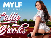 MYLF Of The Month - Callie Brooks Provides A Sneak Peek Into Her Sex Life And Rides A Lucky Cock