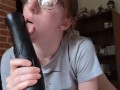 SleepyFawn: Cumming over my bad dragon dildo