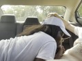 White Thug Caught Fucking Black Girl In Car At Park