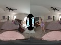 WETVR Hot Sorority Blonde Sneaks In Her Boyfriend For A Hot VR Fuck