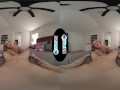 WETVR Hot Sorority Blonde Sneaks In Her Boyfriend For A Hot VR Fuck