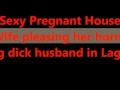 Pregnant woman fucking partner in the morning