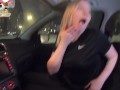 Public Double blowjob in the car from bestfriends by traffic police - Kira Viburn & Emma Korti