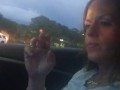 Pretty Milf Smoking Cigarettes In Car (What brand of cigarettes does she smoke)?