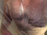 Getting Myself All Soaped Up And Hard For You