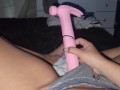 Watching porn leaves her with very wet panties🫣WHAT A DELIGHTFUL ORGASM!!!