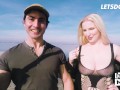 MILFs Frida & Georgie Love Sex On The Beach With One Cock - LATINA MILF