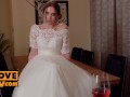 POV - Sexy bride to be Luxury Girl craves your company after running out on fiancé