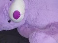 Side view fucking teddy bear from behind