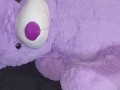 Side view fucking teddy bear from behind