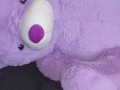 Side view fucking teddy bear from behind