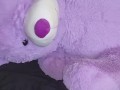 Side view fucking teddy bear from behind